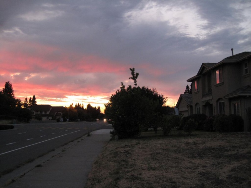 Sunset in the Windows