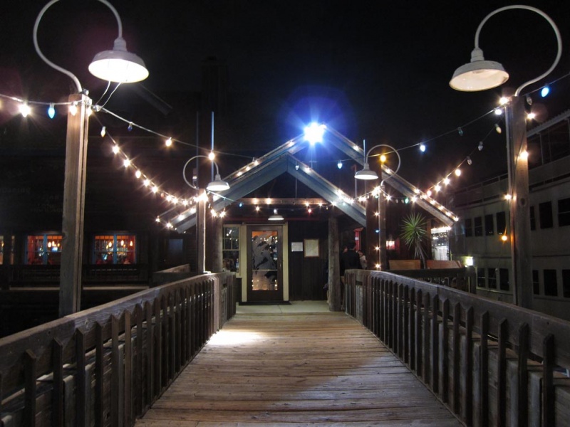 Lights on SF Pier