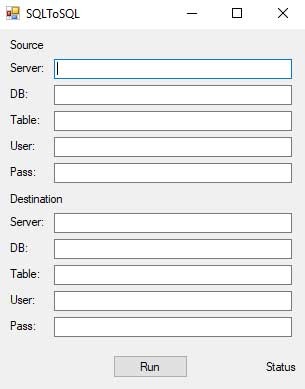 SQL to SQL Copy